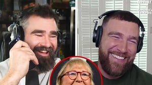 Travis and Jason Kelce call mom Donna on New Heights podcast