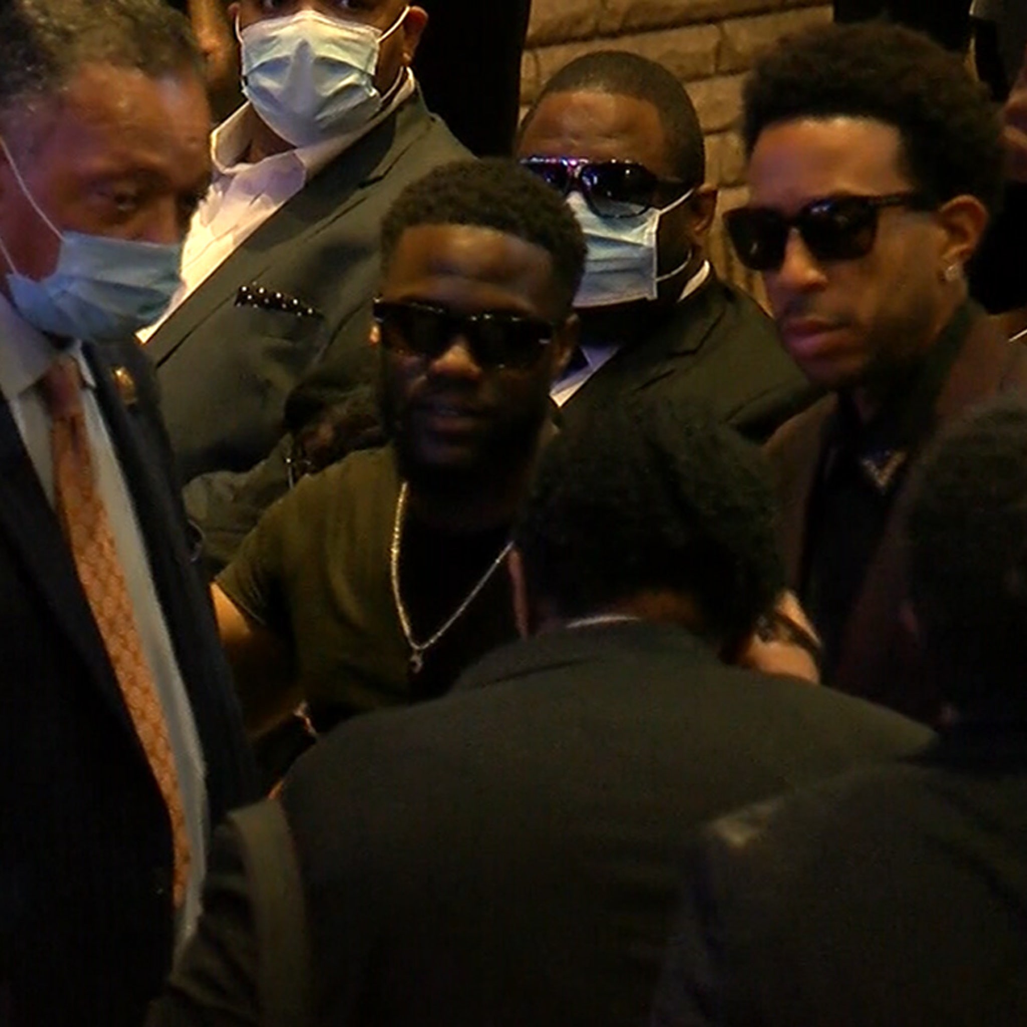 Celebs Attend George Floyd Memorial Service
