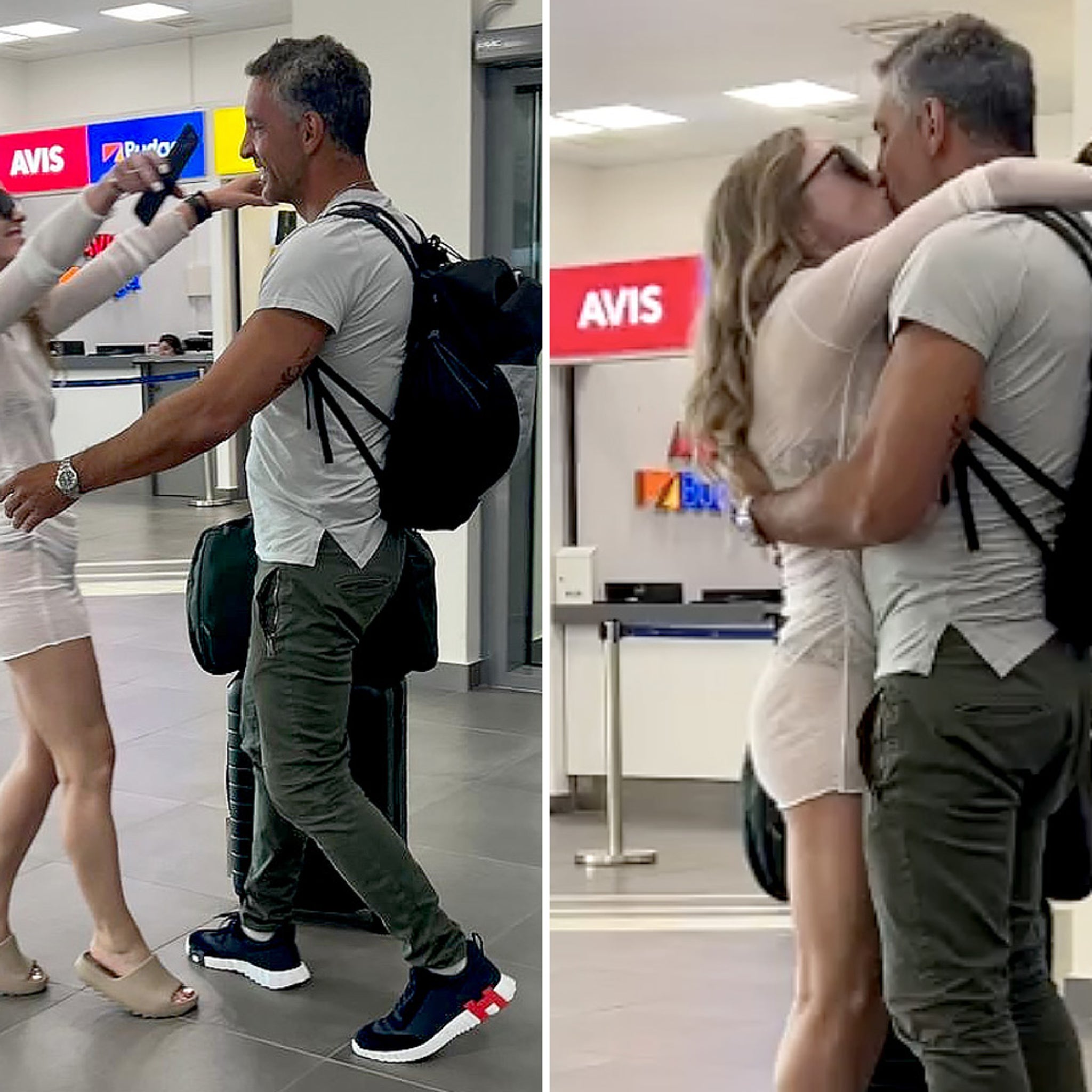 Mauricio Umansky Kisses Mystery Woman at Airport Year After Kyle Richards  Split