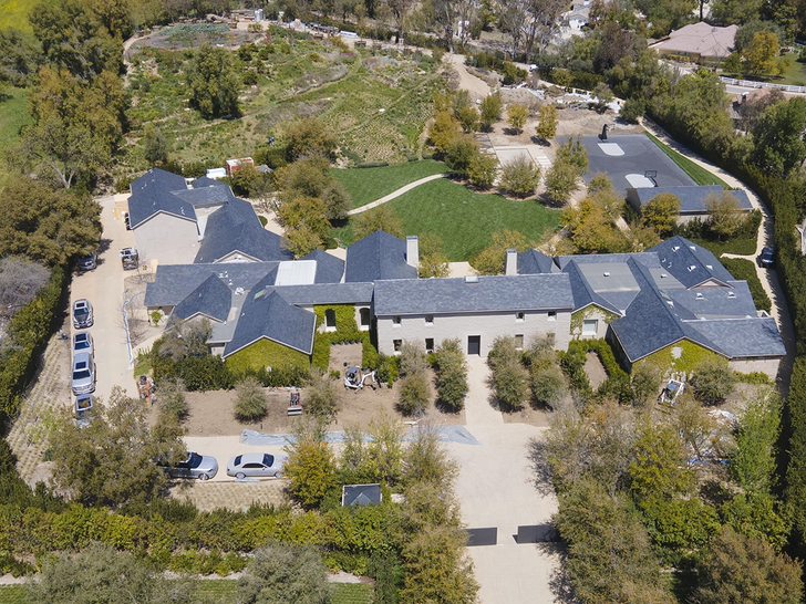 Kim Kardashian, Aerial View, Celebrity Home