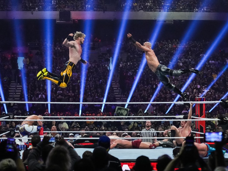 Logan Paul at WWE Royal Rumble 2023