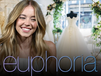 sydney sweeney wedding dress euphoria getty 1