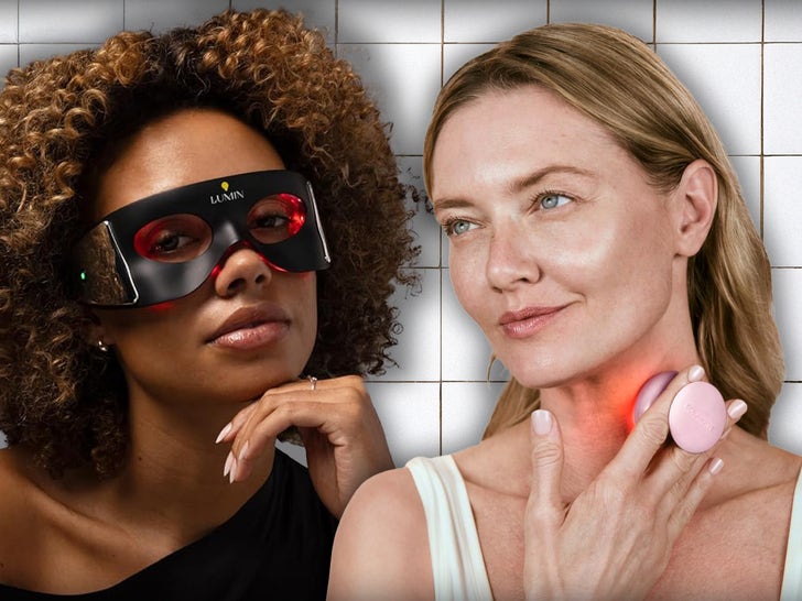 Women use Amazon's light therapy beauty tool