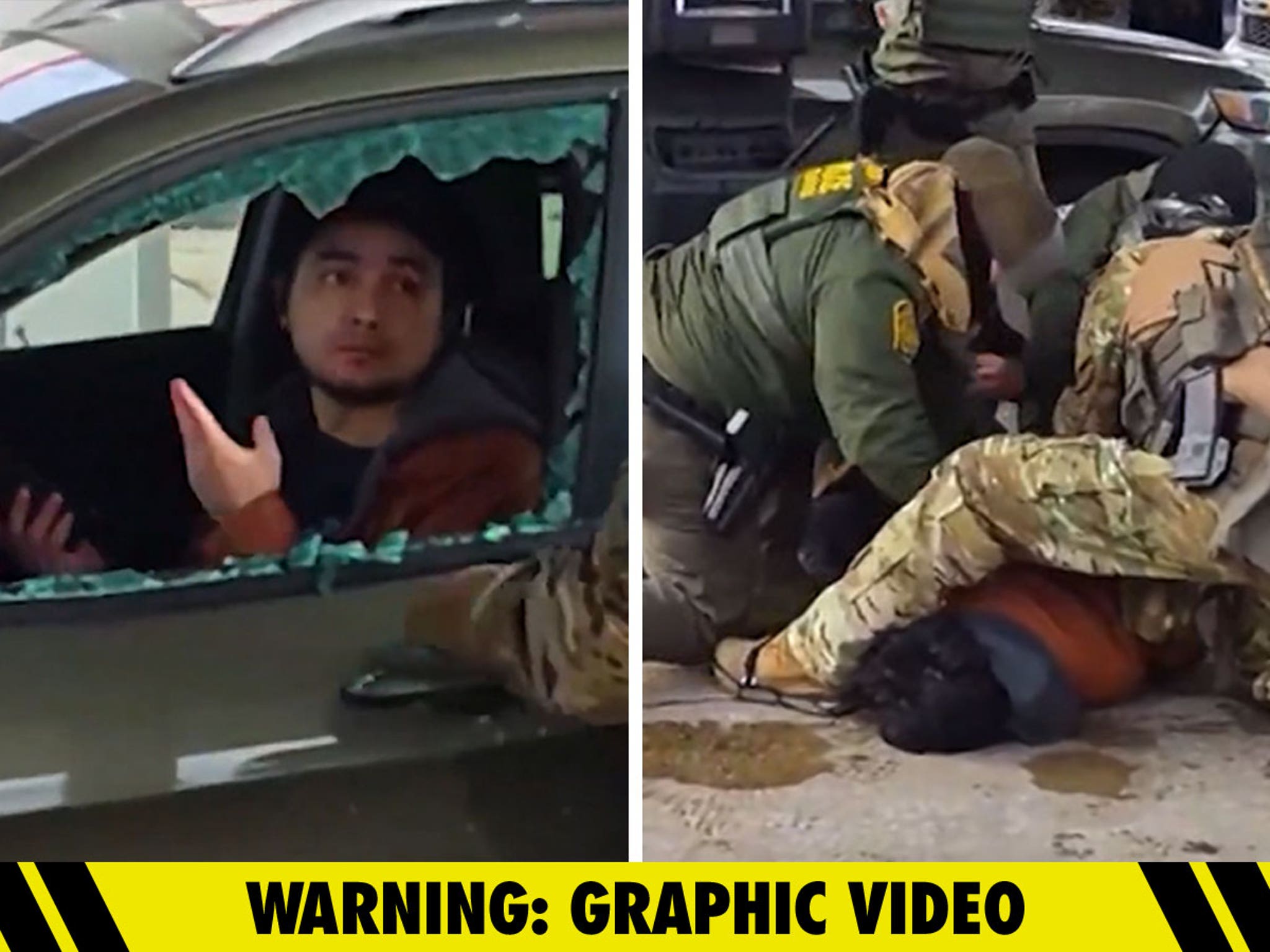 tmz.com - TMZ Staff - ICE Agents Violently Drag Men Into Custody at Minneapolis Gas Station, on Video