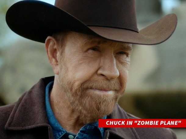 chuck norris em zumbi plano estúdio cúpula fotos radioativas 3