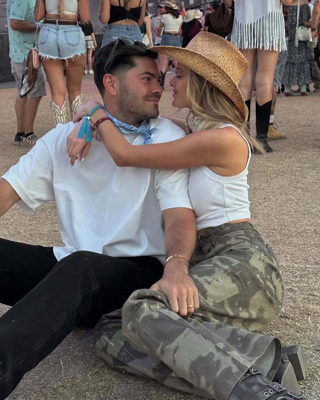 Dylan Barbour and Hannah Godwin