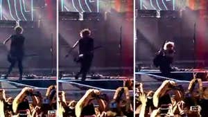 5 Seconds of Summer--Guitarist Takes Nasty Spill ... Lands Off Stage