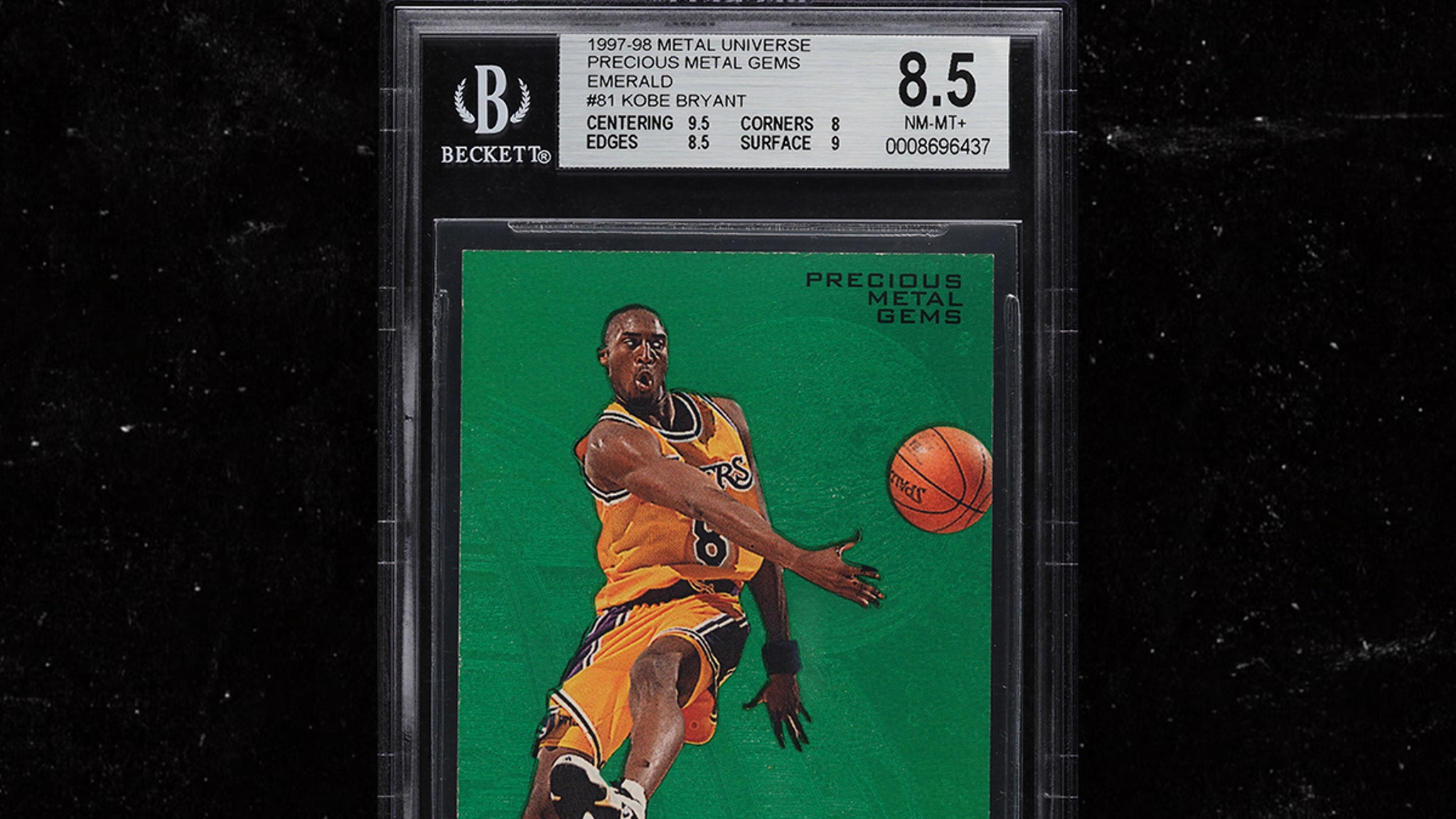 NBAカード E-xceptional kobe bryant green Rare Kobe Bryant card sets record with $2M sale - Sports