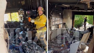 Anne Heche Crash Scene Video From Inside House that Caught Fire