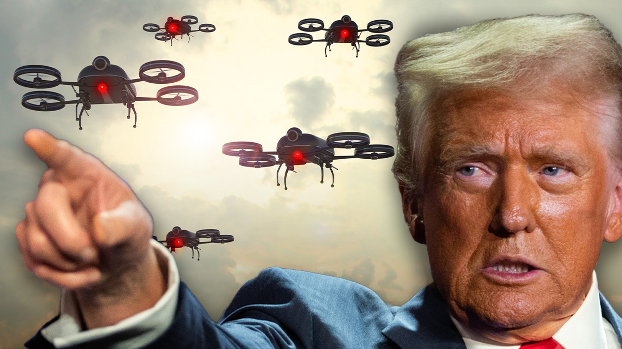 Donald Trump Calls for Mysterious Drones to Be Shot Down