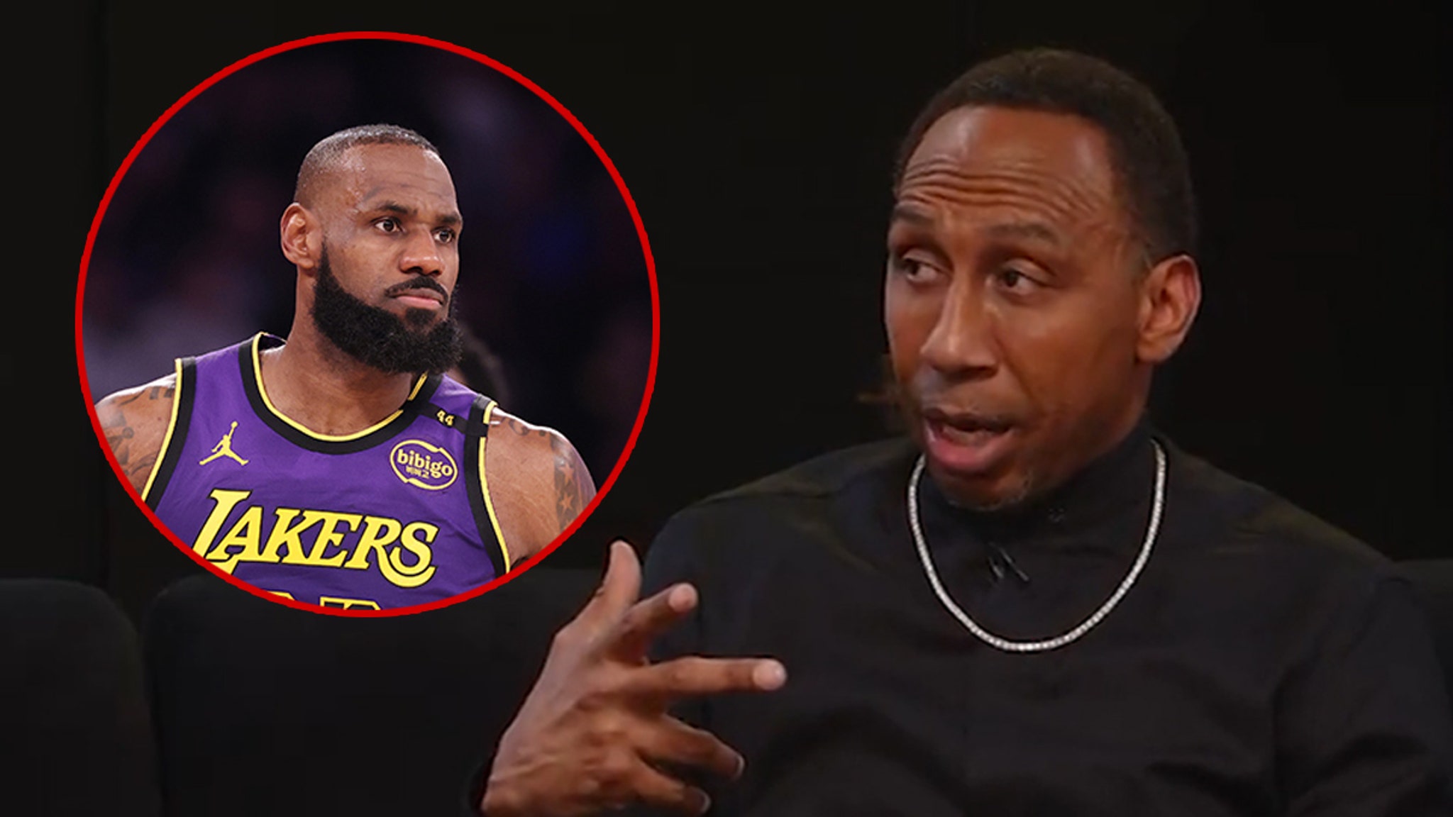 Stephen A. Smith Calls LeBron James Confrontation 'Weak' and 'Bulls***'