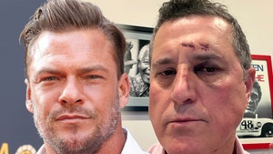 Alan Ritchson and ronnie taylor tmz getty 1