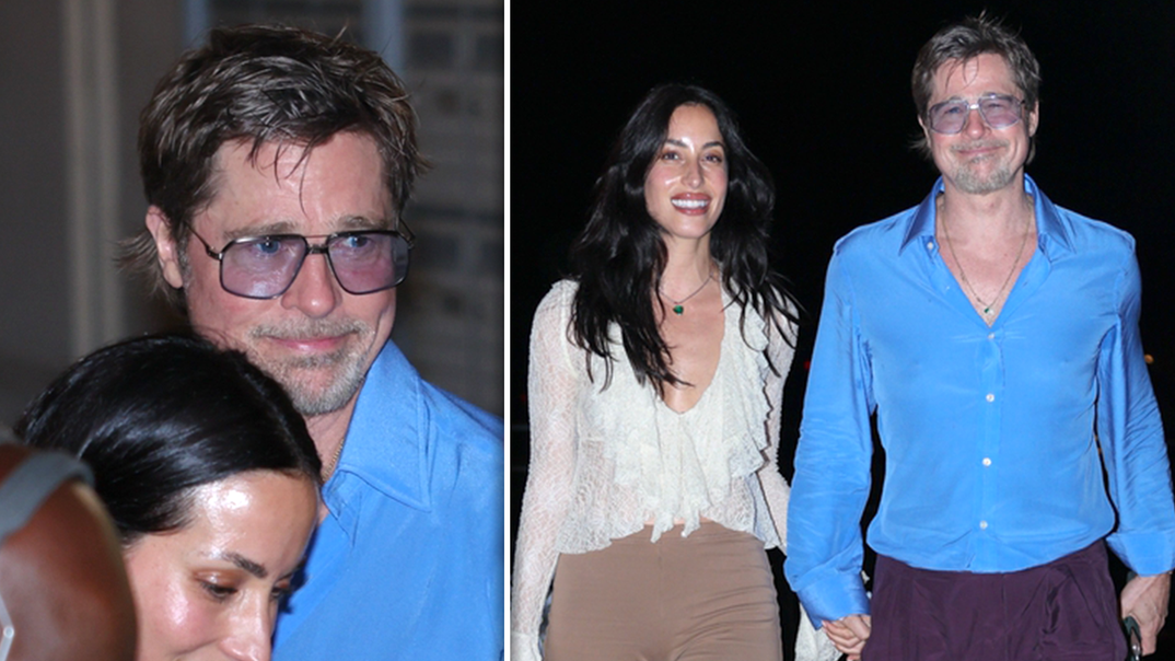 launch brad pitt ines de ramon backgrid