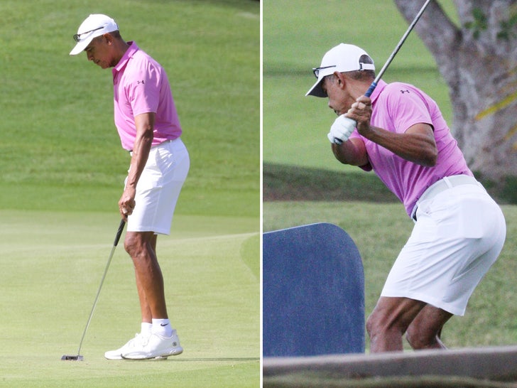 barack obama golfing