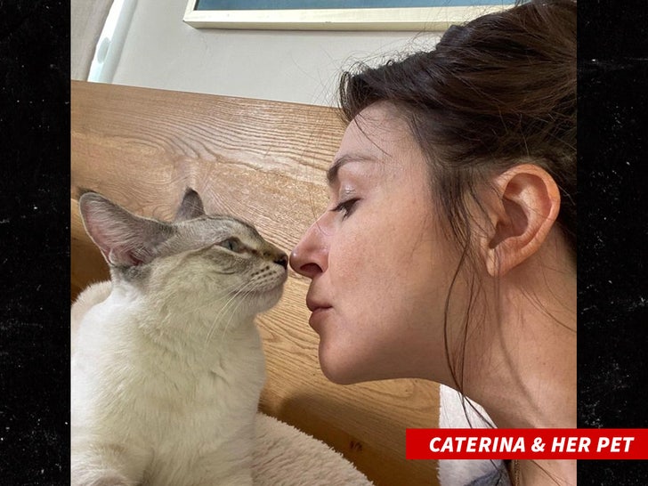 caterina and her pet