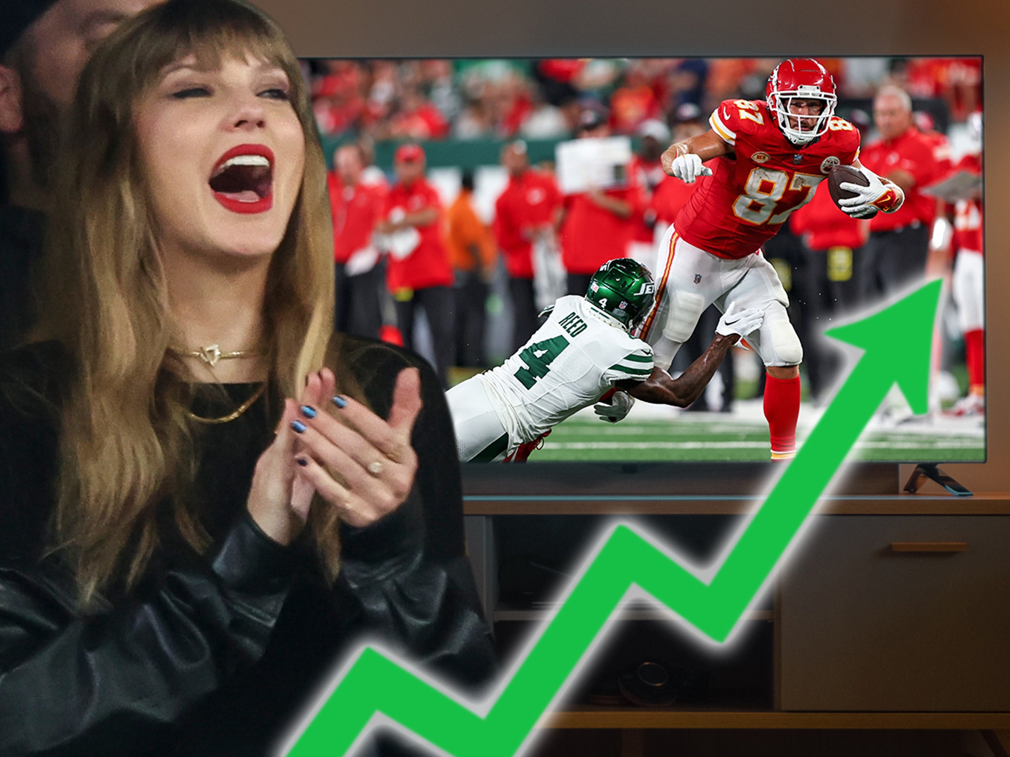 Taylor Swift, Travis Kelce Set Ratings Record for NBC Sunday Night