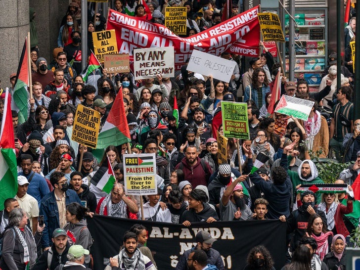 Pro-Palestinian Rally Held In NYC