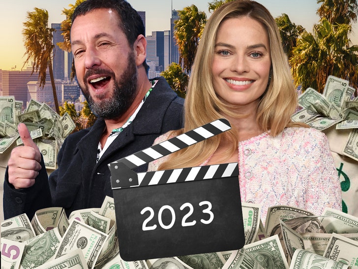 Adam Sandler y Margot Robbie fueron los actores mejor pagados en 2023