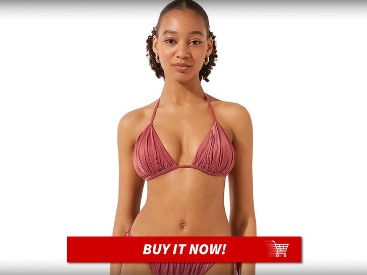Womens-Removable-Padding-Triangle-Swimsuit-Top-Shiny-Satin-Calzedonia-Swimwear-MAIN
