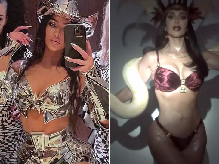 Kim Kardashian's Halloween Costumes Through The Years