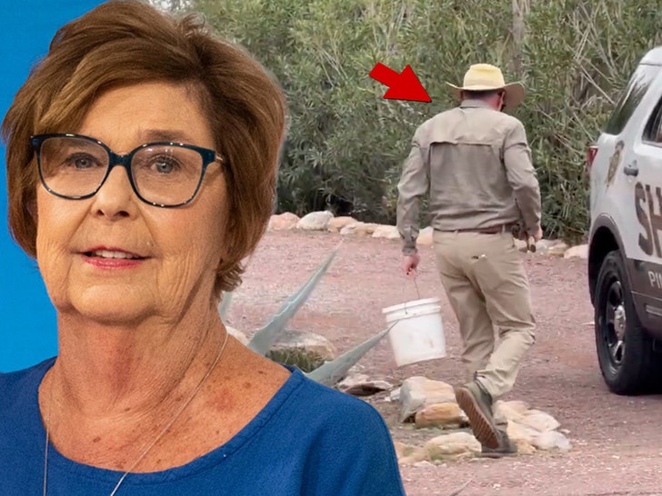 捜査が続く中、造園業者がナンシー・ガスリーの家に到着