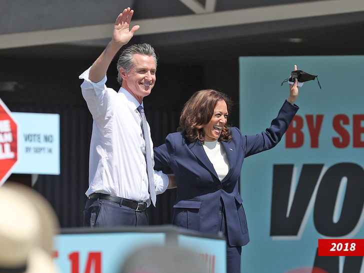 gavin newsom kamala harris sub getty