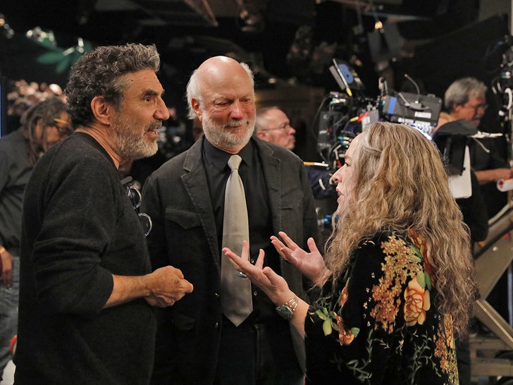 James Burrows, Kathy Bates, and Chuck Lorre shutterstock