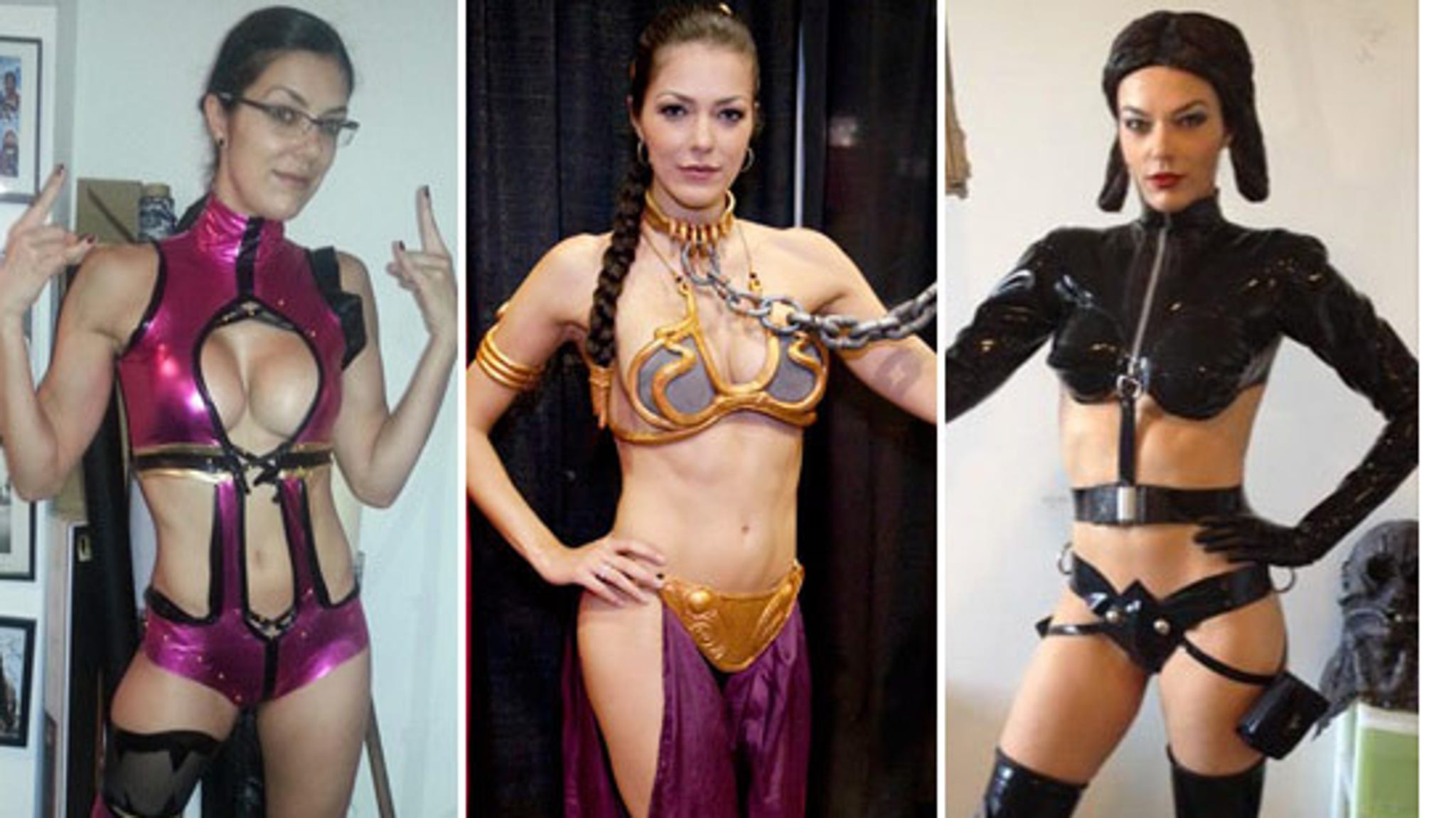 Adrianne Curry's Comic-Con Costumes -- Skimpin' Out!, image size:2048x1151