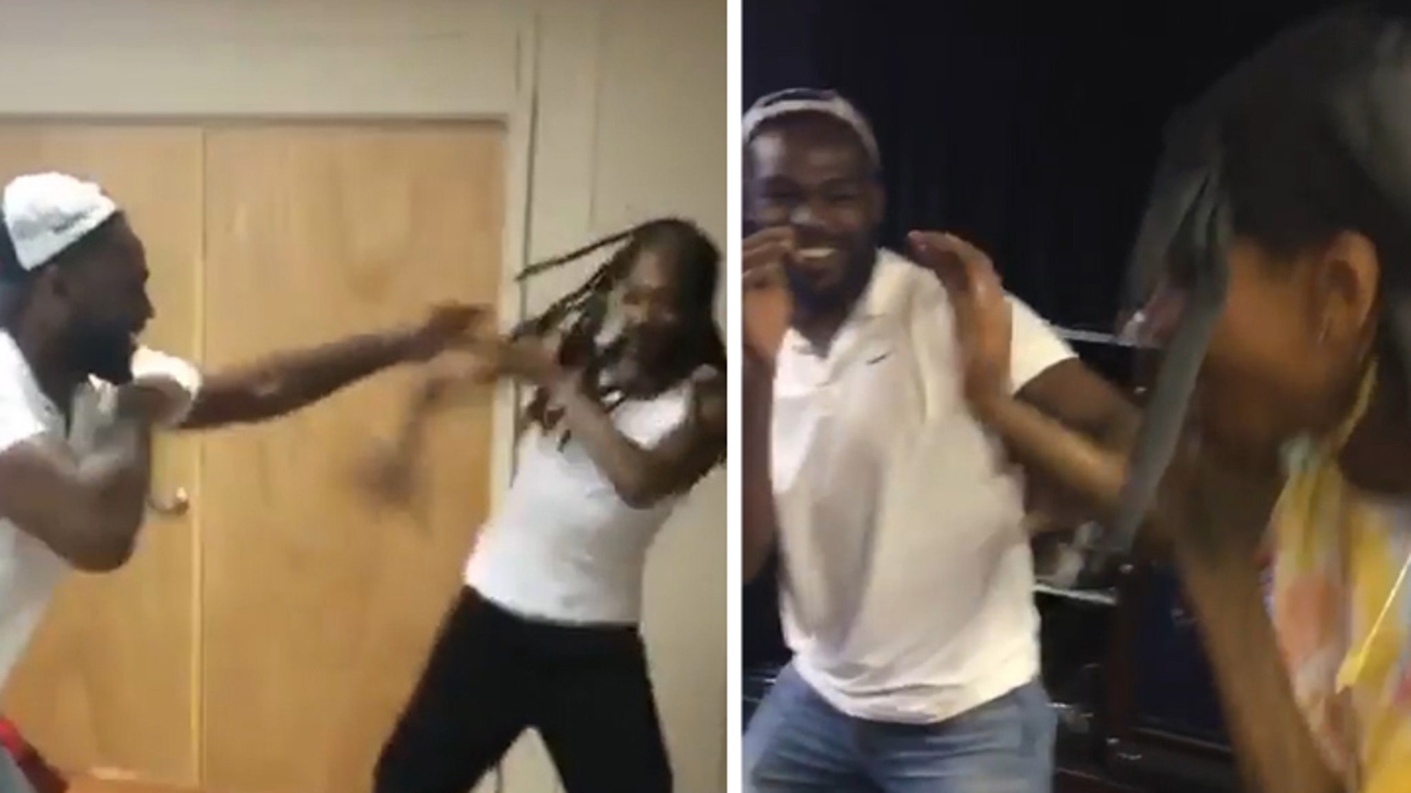 VIDEO | Jon Jones teaching Snoop Dogg the Spinning Elbow 