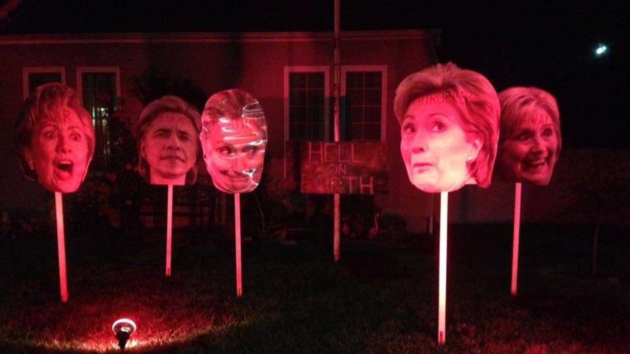 Hillary Clinton Haunted House