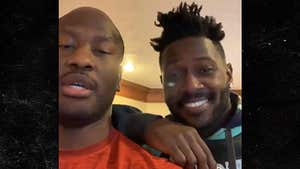 Antonio Brown Watches Mike Tomlin Presser With James Harrison, Teases 'Big Interview'