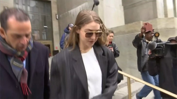 gigi hadid makes her way to the court as a potential juror in harvey  weinstein's trial in new york city-160120_5