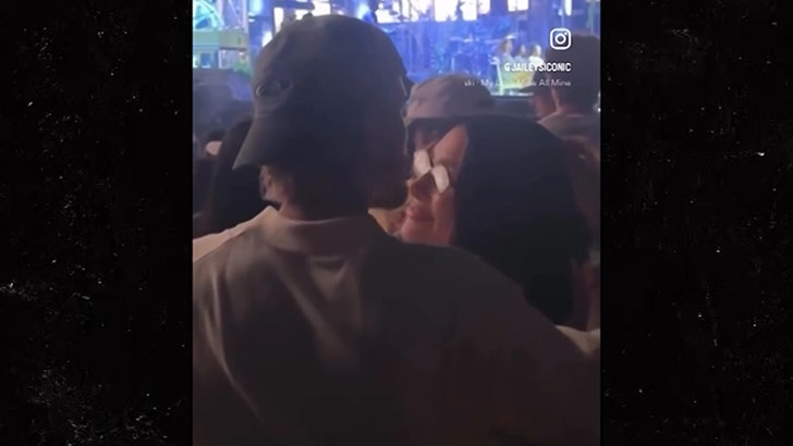 Justin Bieber Cuddles Up To Wife Hailey At Coachella, Kim K Comments