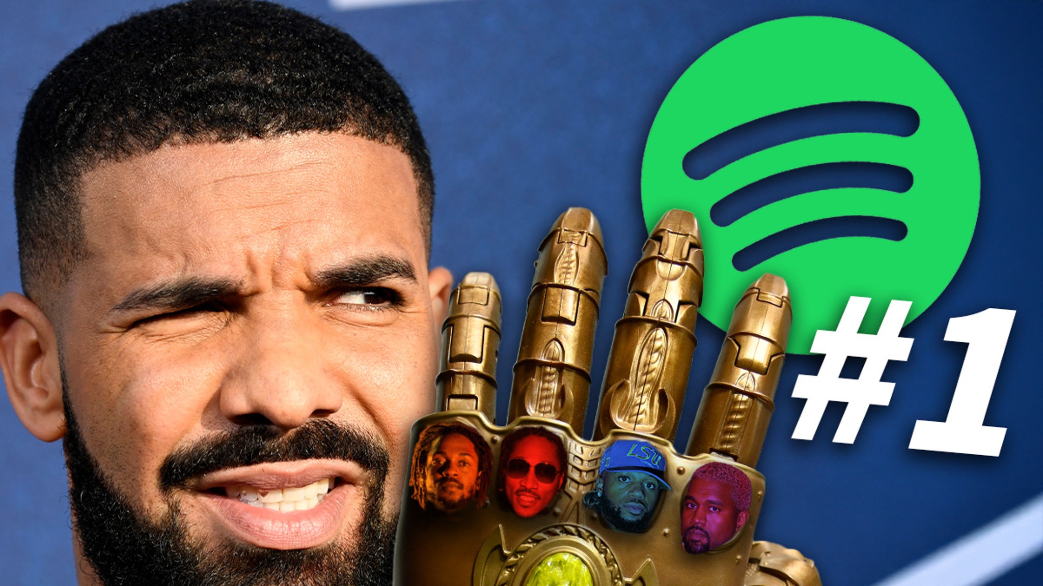 Drake Tops Spotify Global & U.S. as No. 1 Rapper for 2024