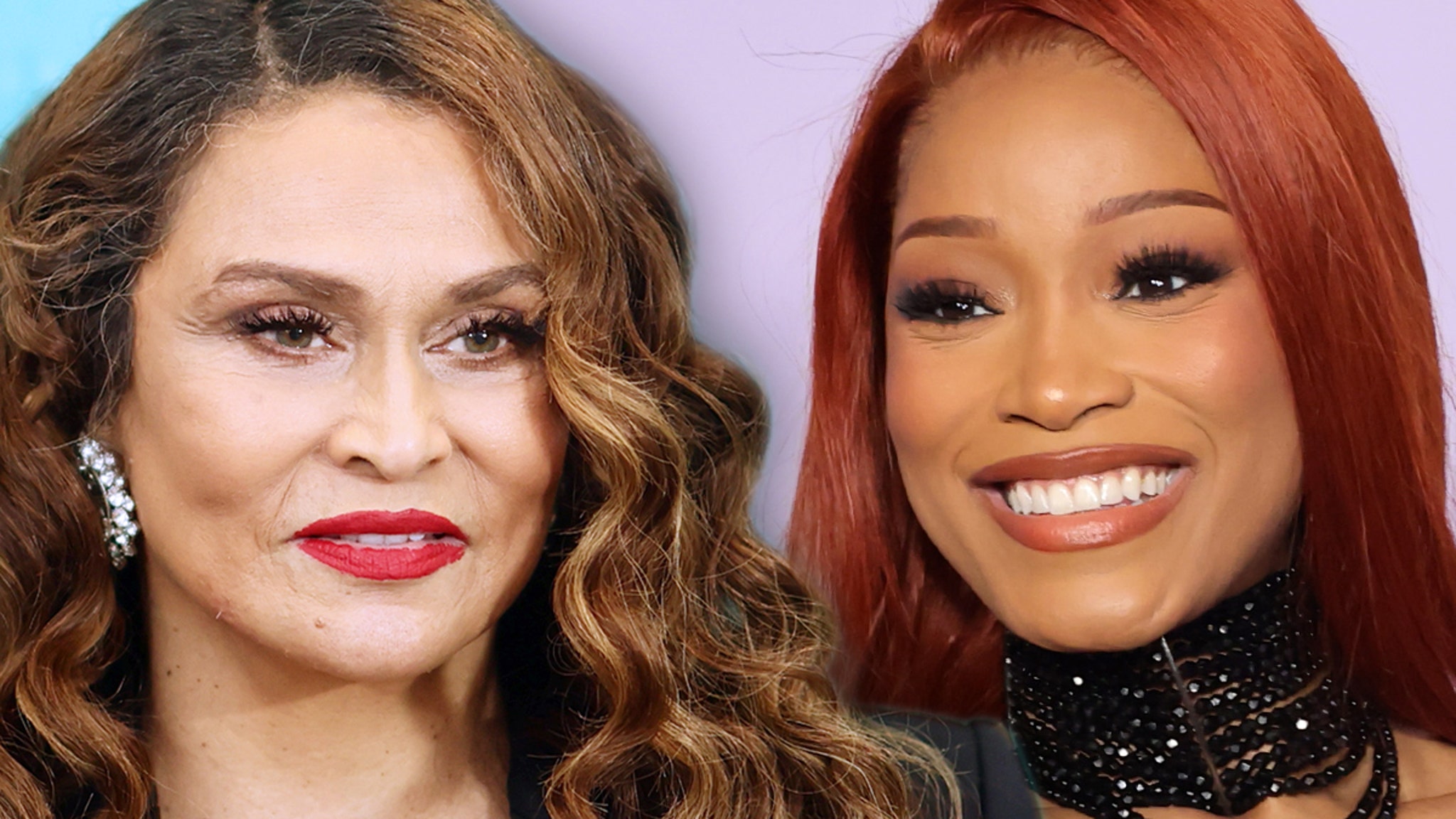 Tina Knowles Suffers Wardrobe Malfunction, Keke Palmer Saves the Day