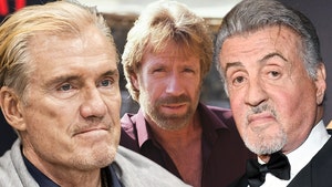 Sylvester Stallone dolph lundgren and chuck norris getty 1