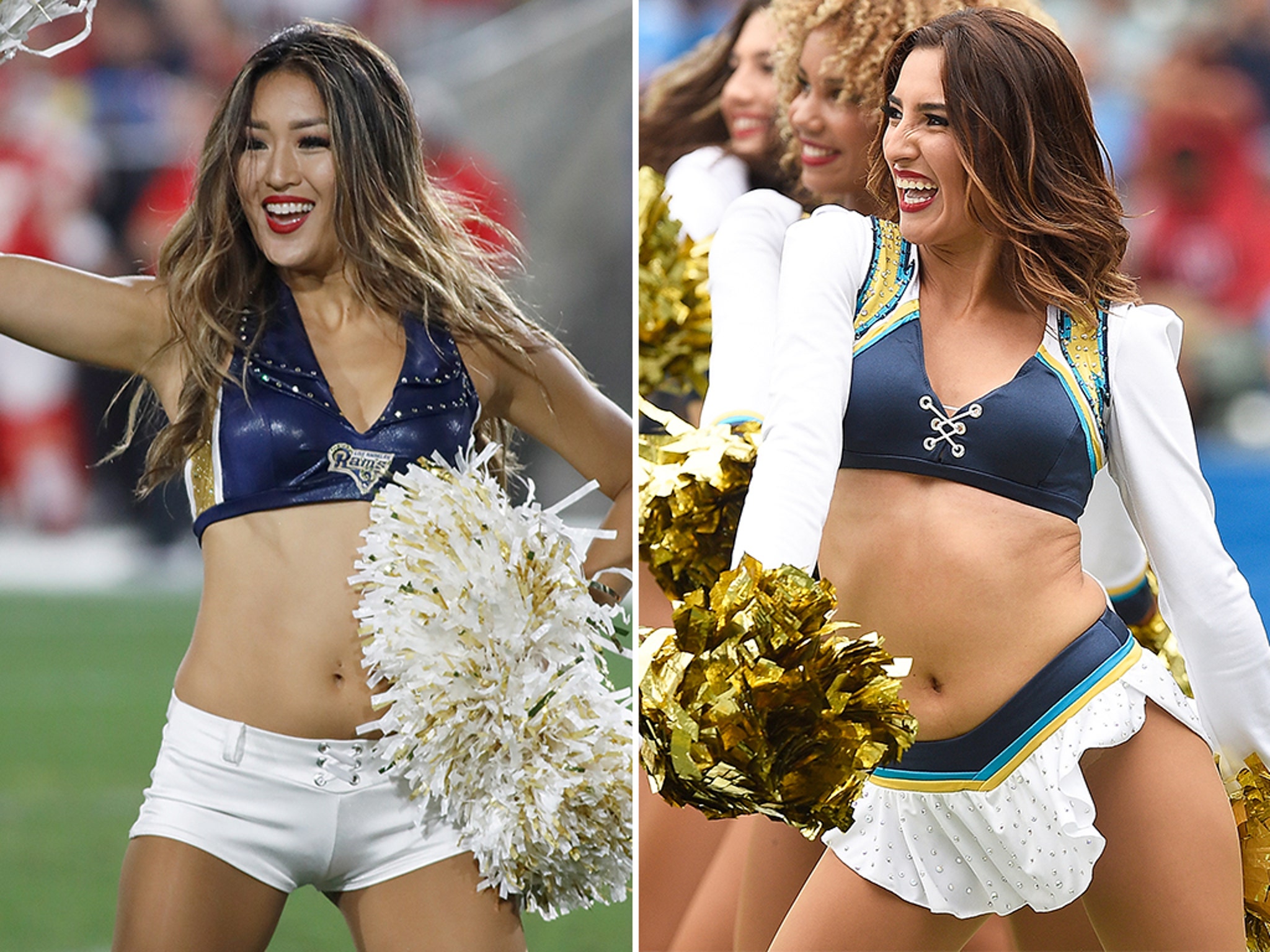 Rams vs. Saints Cheerleaders -- Who'd You Rather?!