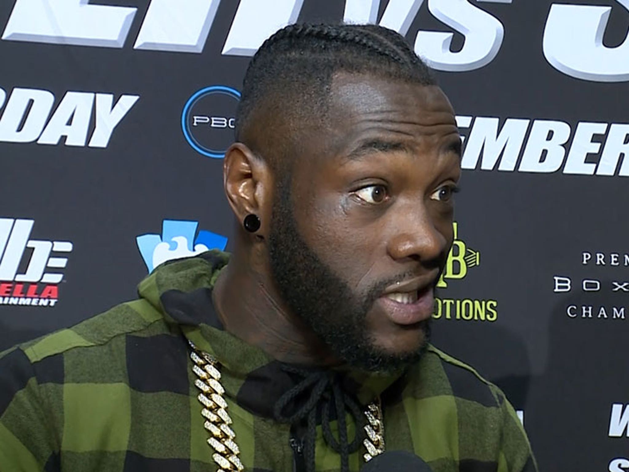 American Boxer, Deontay Wilder Attacks Anthony Joshua, Calls Him A Coward