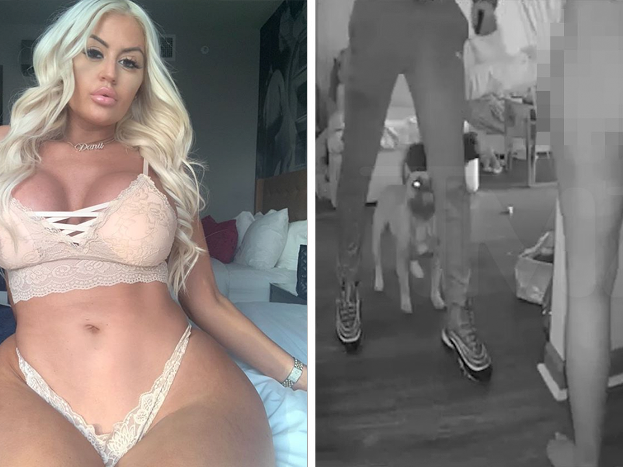 Model Confronts Armed Robber While Naked!