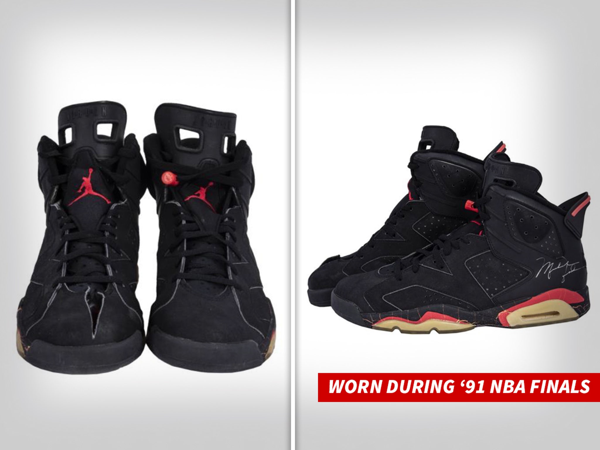 Michael Jordan's Air Jordans from '91 Finals Hit Auction, Expected to Fetch  $750k