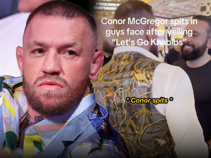 Conor McGregor meludahi Man Getty 1