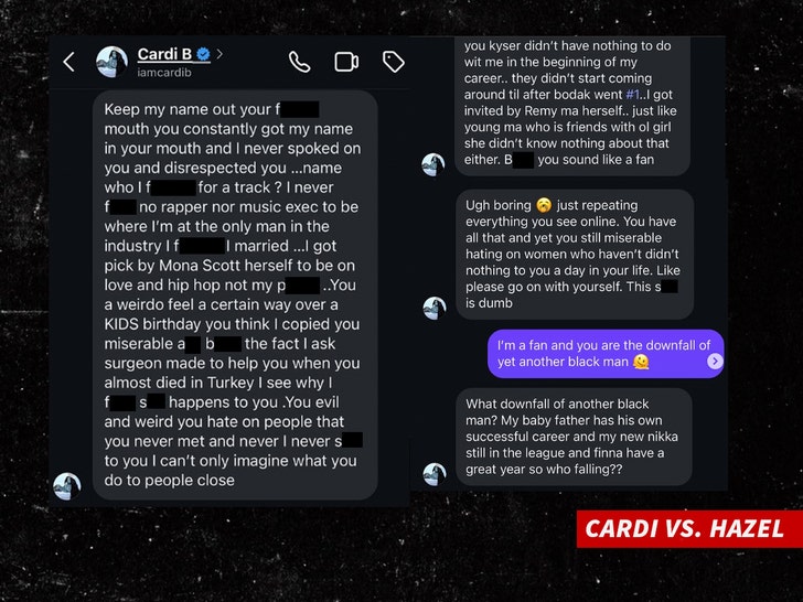 Cardi Vs. Hazel