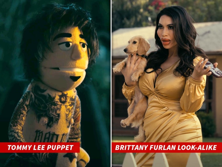tommy lee puppet Brittany Furlan Look-alike split sub epitaph records swipe