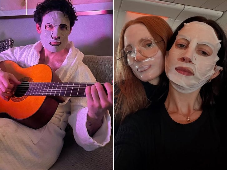 Stars In Self-Care Beauty Masks
