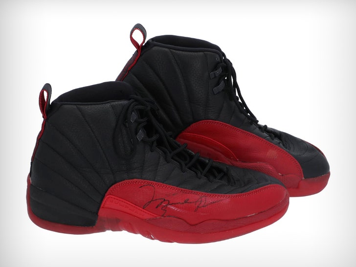 Michael Jordan's 'Flu Game' shoes sell at auction for $1.38