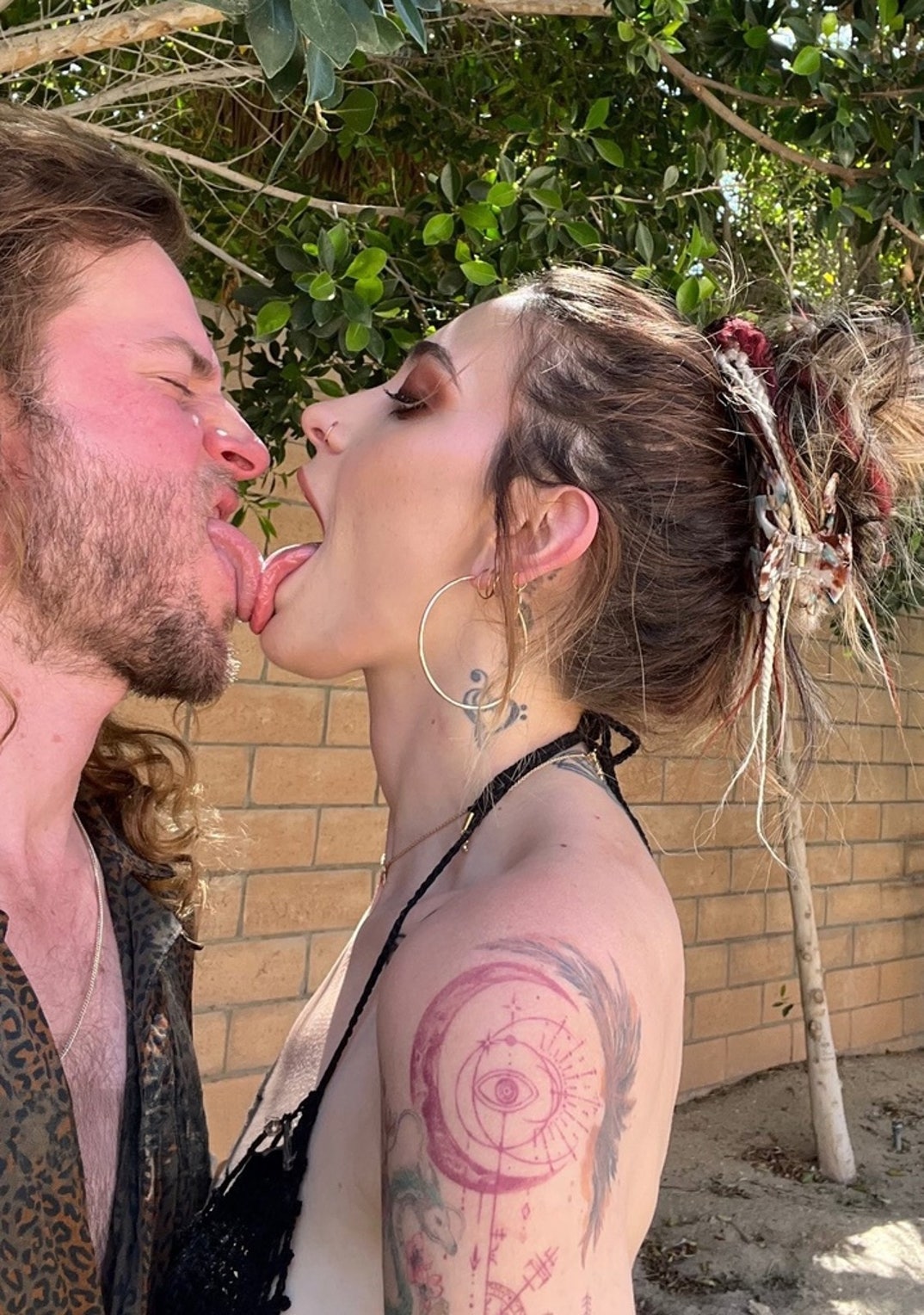 Justin Long and Paris Jackson