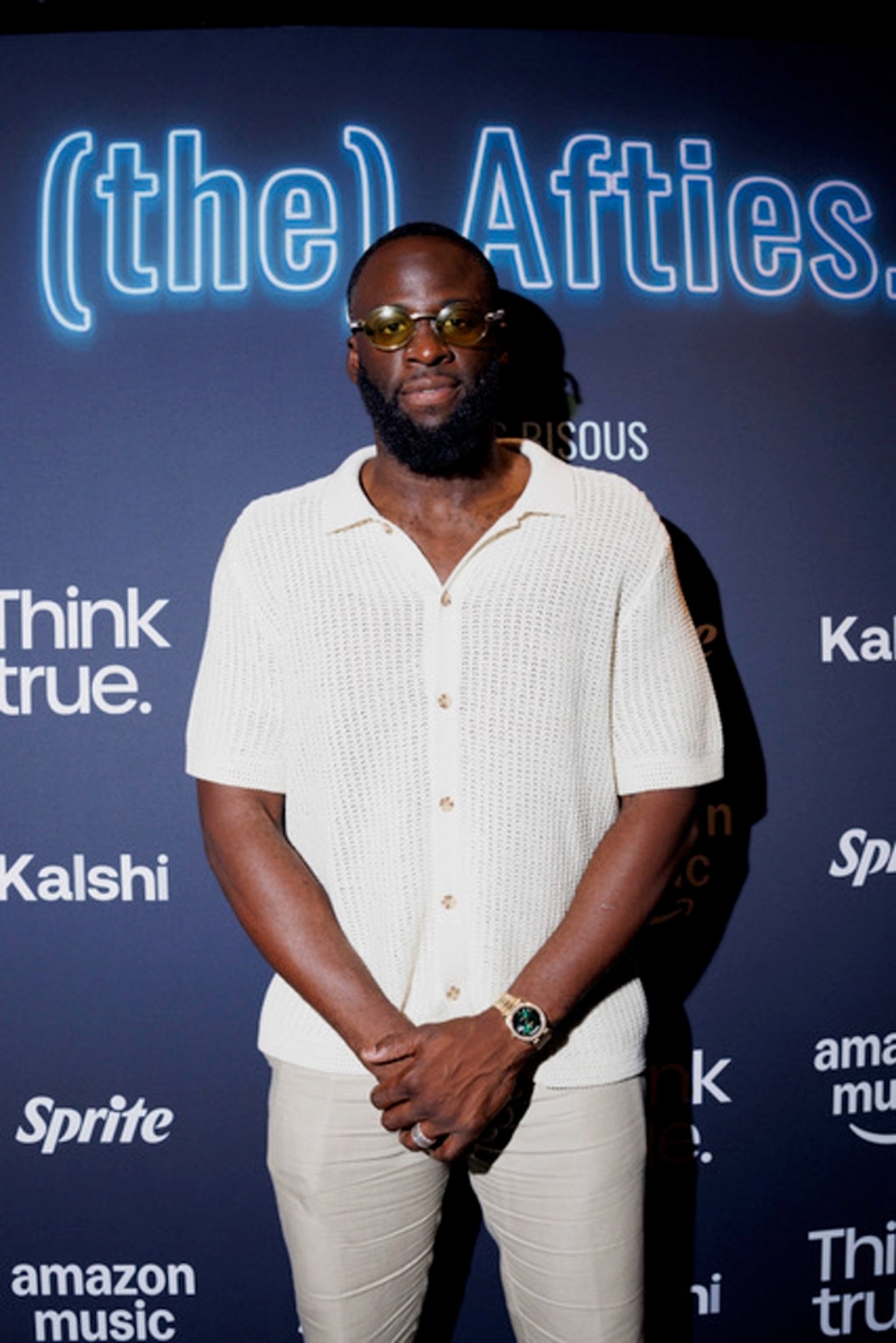 Draymond Green attends The Afties presented by Amazon Music in Cannes, France, on Wednesday, June 26, 2026.
