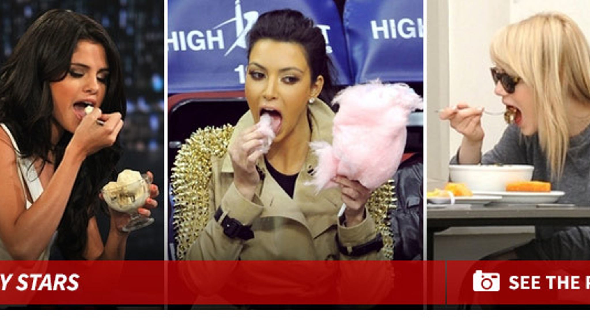 Jennifer Lawrence Eating Food