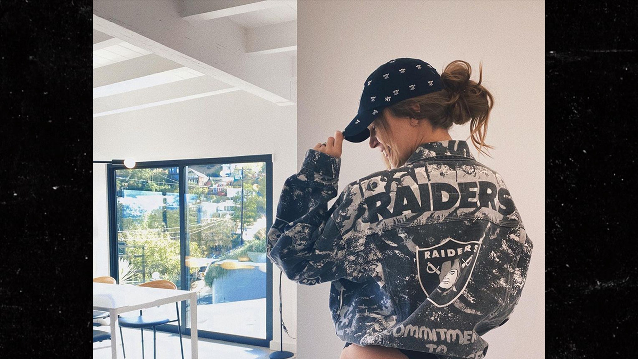 Model Josephine Skriver's Raiders Outfit, Commitment to Assellence