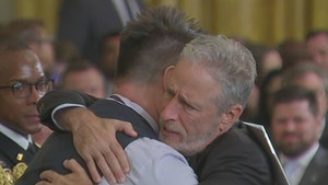 Jon Stewart Attends President Biden's Signing of Veterans Bill, Gets Shout-Out
